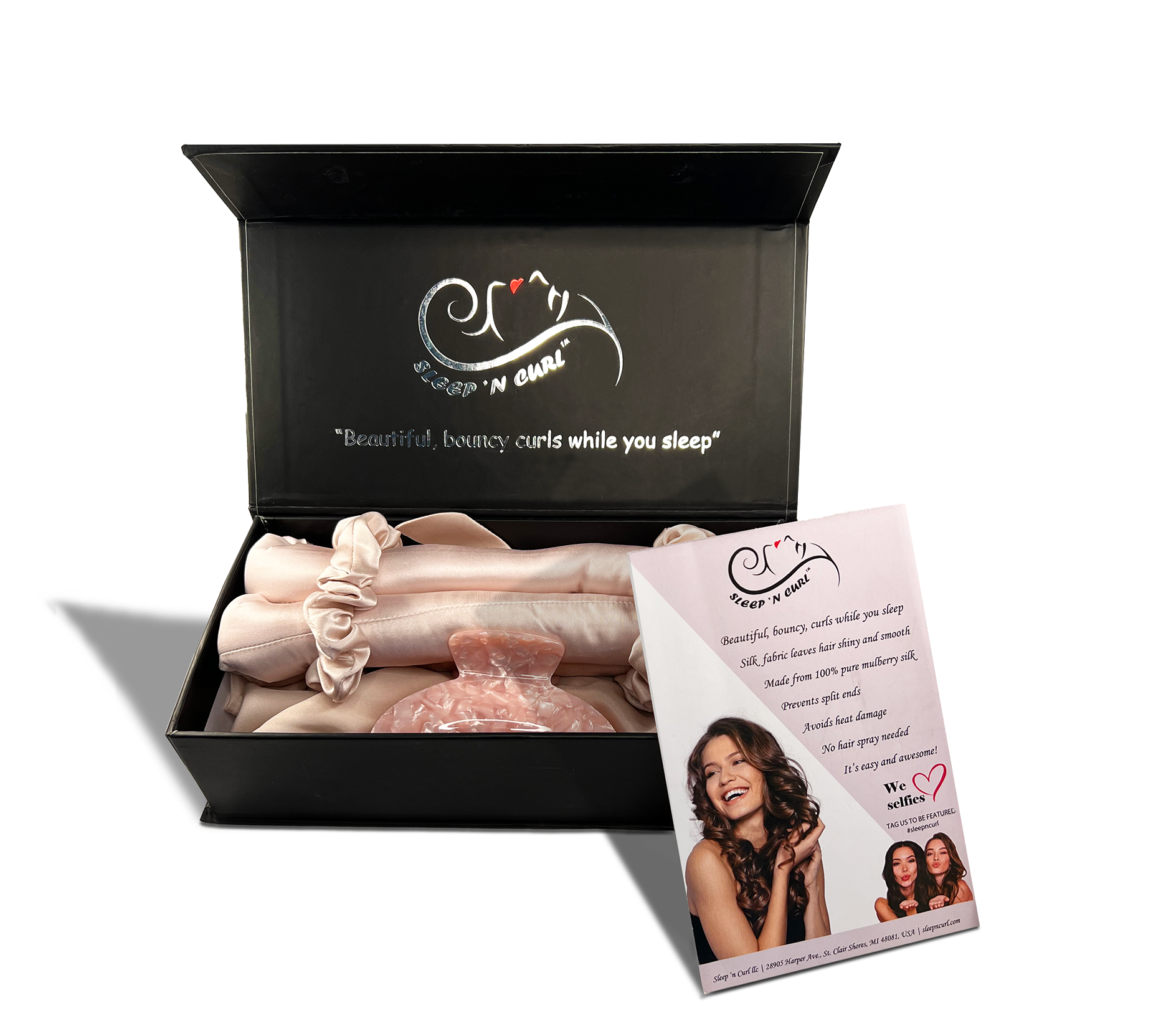 Mulberry Silk Heatless Hair Kit