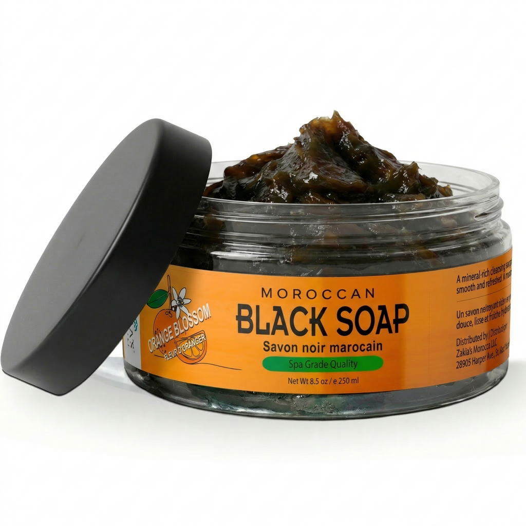 Best Beldi Moroccan Black Soap - Traditional Orange Blossom