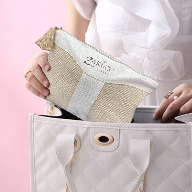 Zakia's Morocco Cosmetic Bag lifestyle