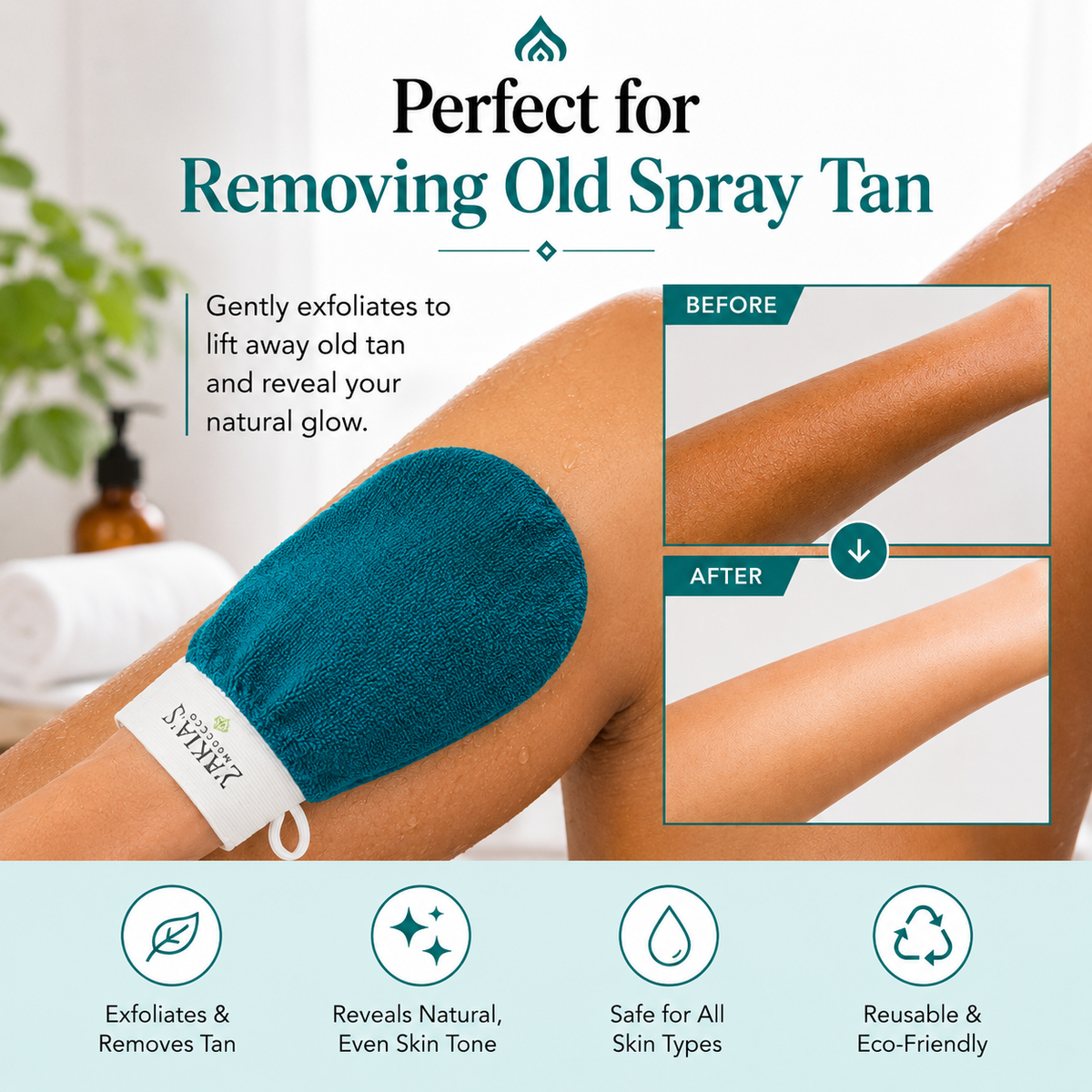 Kessa Original Exfoliating Glove - Teal