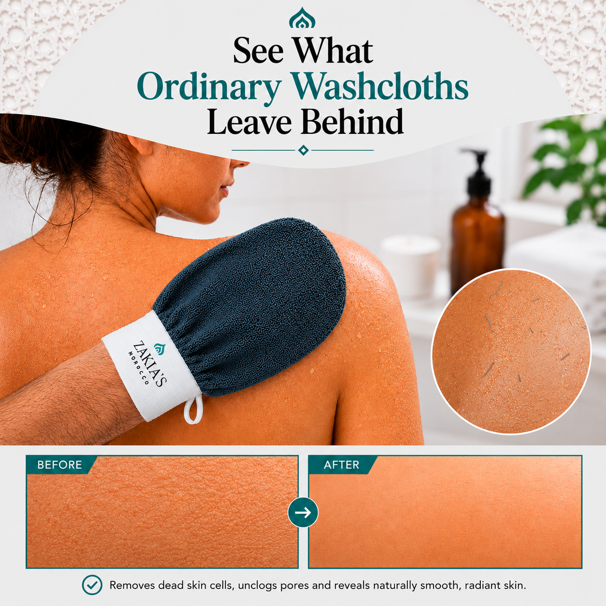 Kessa Orginal Exfoliating Glove - Rough & Smooth