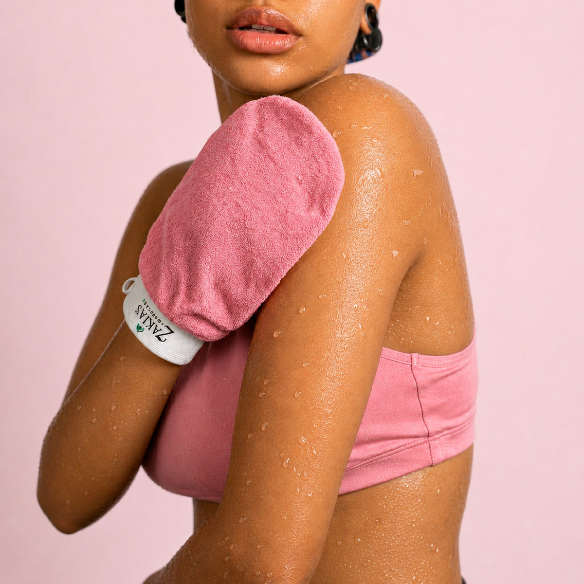 Kessa Original Exfoliating Glove - Deep Pink
