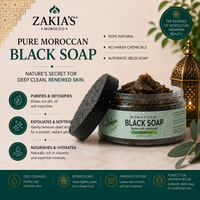 Moroccan "BELDI" Black Soap - EUCALYPTUS