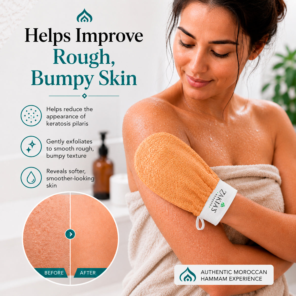 Kessa Orginal Exfoliating Glove - Rough & Smooth
