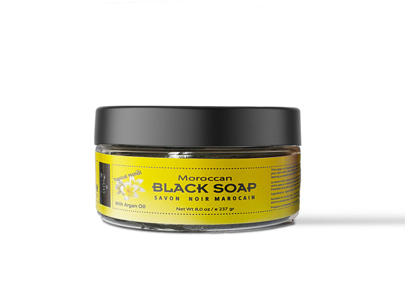 Moroccan "BELDI" Black Soap - Monoi - 8 oz