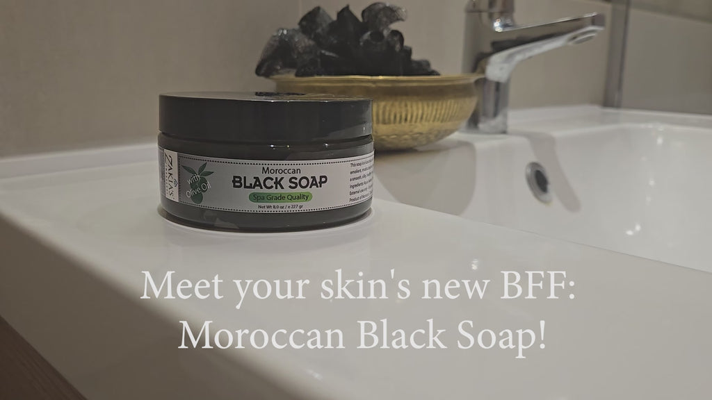 Moroccan "BELDI" Black Soap -Original - 8 oz