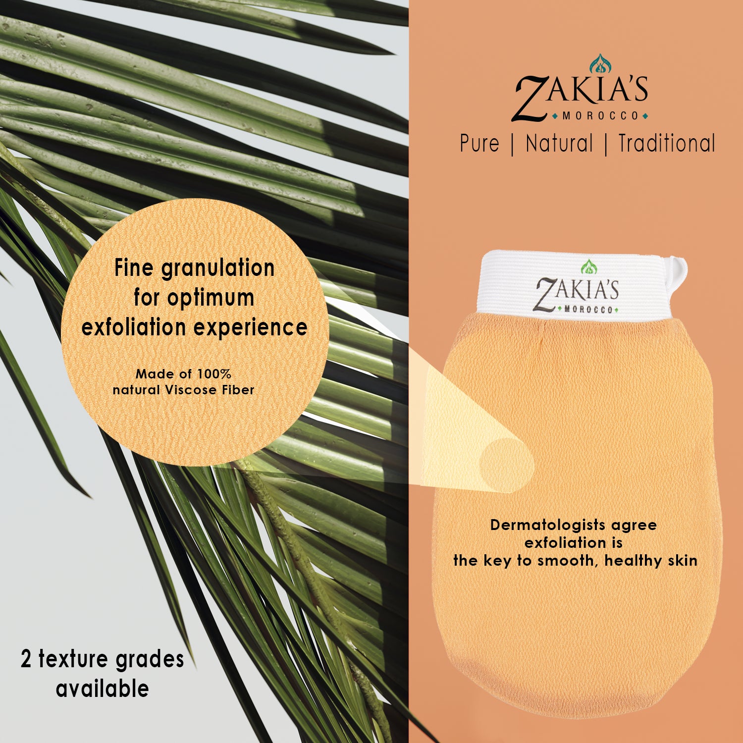 Zakia's Morocco Kessa Exfoliating Glove - Thumbnail 2