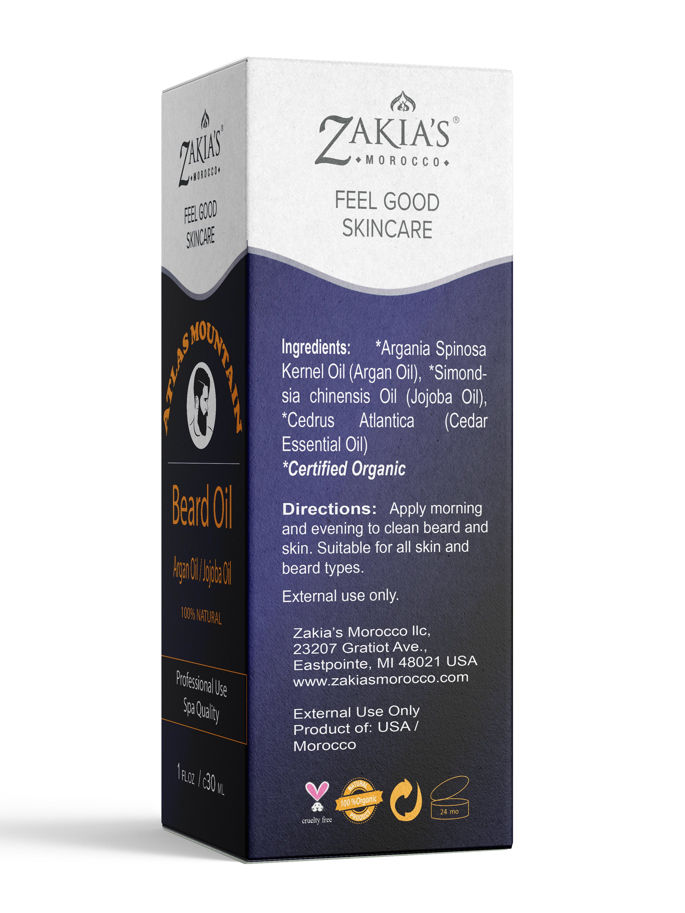 Organic Atlas Mountain Beard Oil