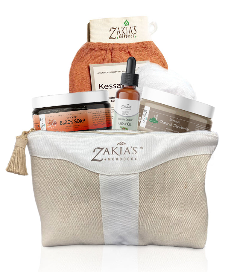 Hammam Home Spa Gift Set - Amber Musk