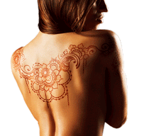 Gorgeous temporary tattoos