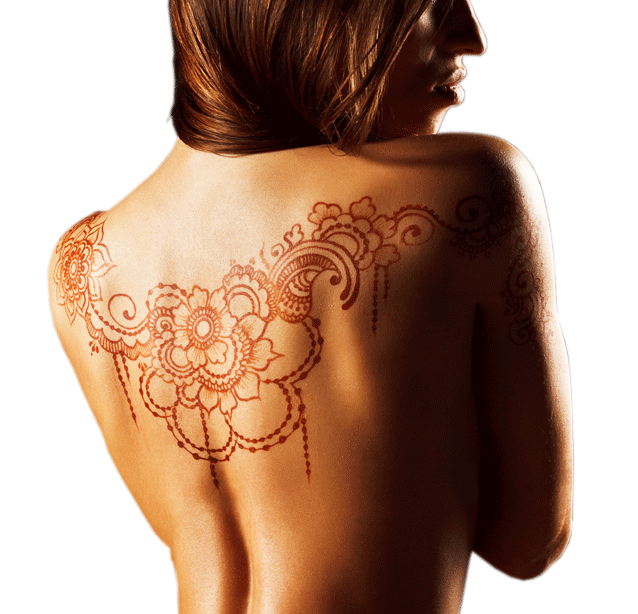 Gorgeous temporary tattoos