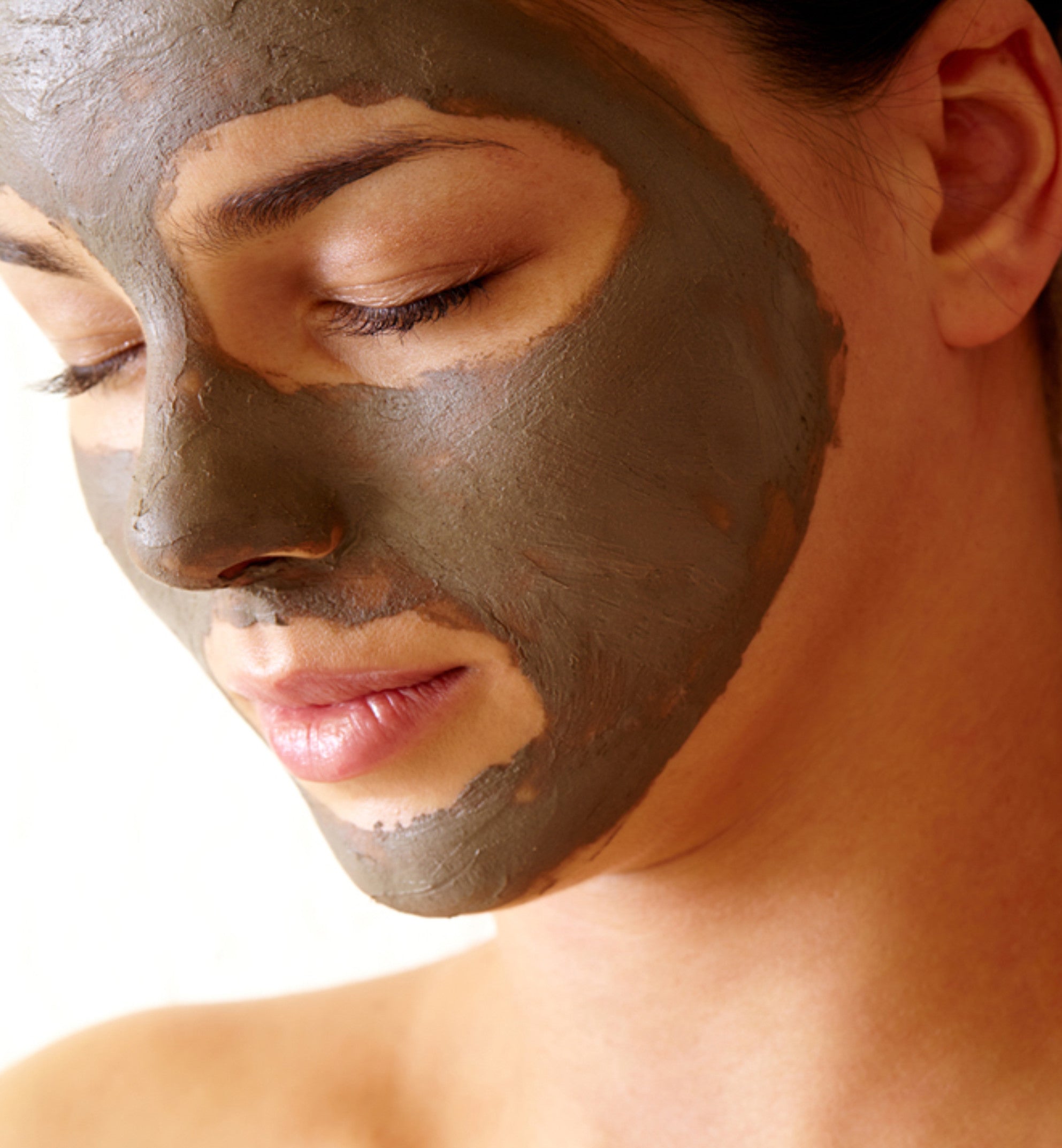 Ghassoul With Natural Herbs Organic Clay Mask For Hair Skin Care غاسول  بالاعشاب