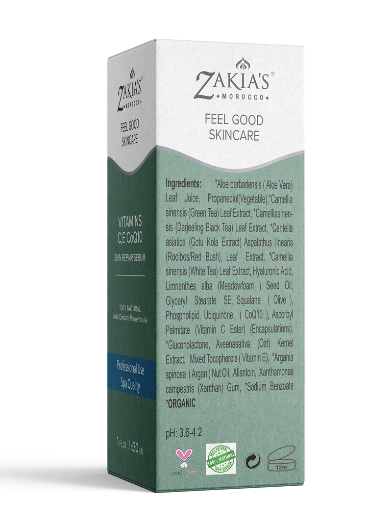 Vitamin C, E & Coq10 Skin Repair Serum