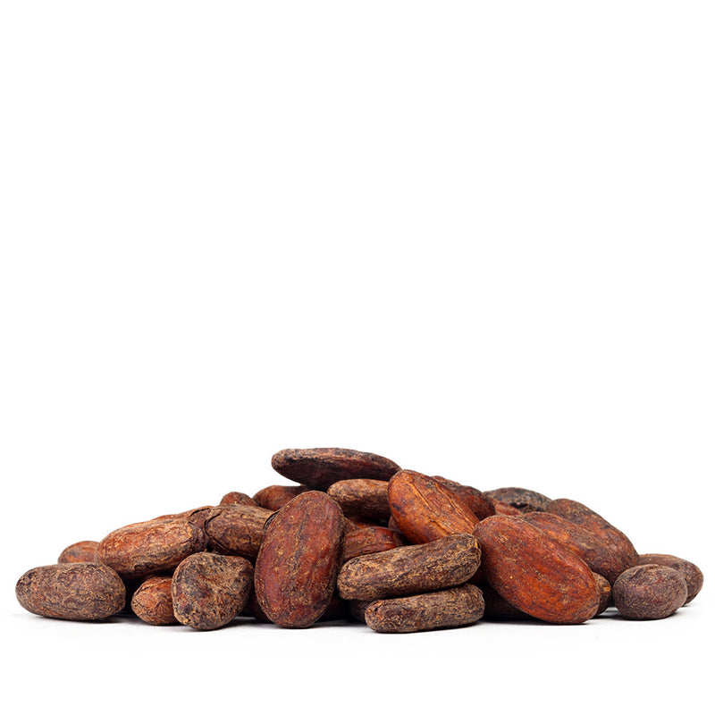 100% pure, organic cocoa beans