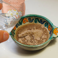 Moroccan Rhassoul Clay Mask (Exotic Orange Blossom) Organic Natural Facial Mask and Skin Care Treatment - Anti-aging Mud Mask for Dry & Oily Skin, Acne, Eczema & Psoriasis - 8 Oz
