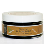 Moroccan Black Soap Exfoliating Kessa Gift Box - Argan Oil
