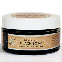 Moroccan Black Soap Exfoliating Kessa Gift Box  -  Vanilla