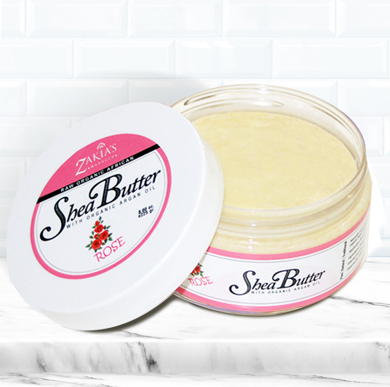 Organic Shea & Argan Oil Moisturizing Butter - Rose